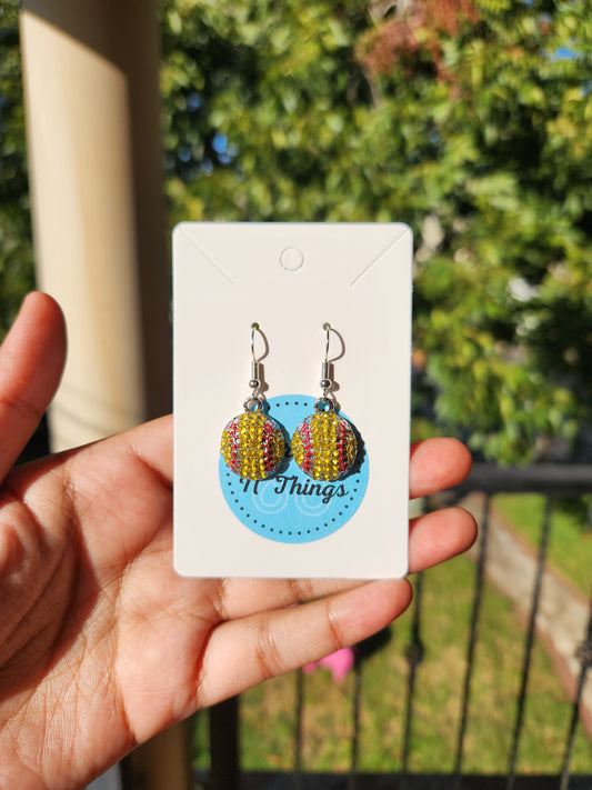 Softball Earrings